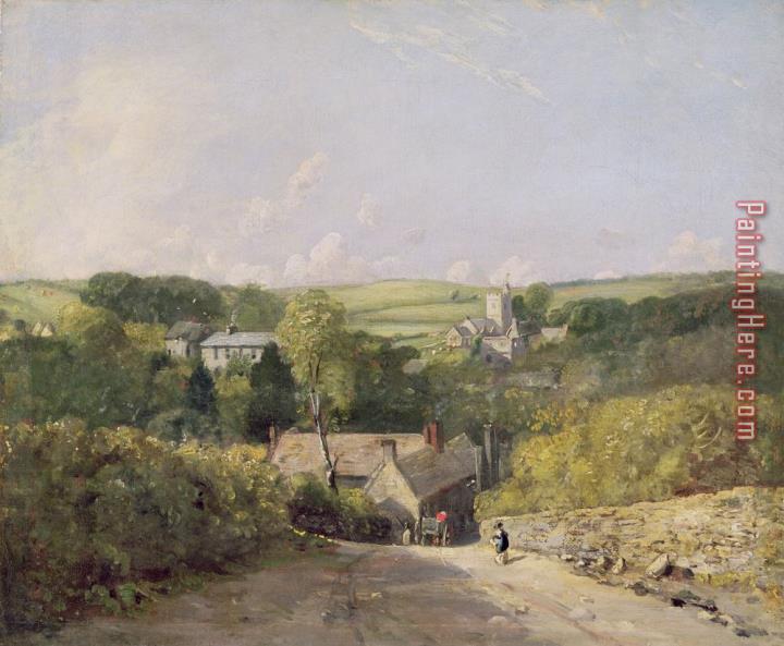 John Constable A View of Osmington Village with the Church and Vicarage